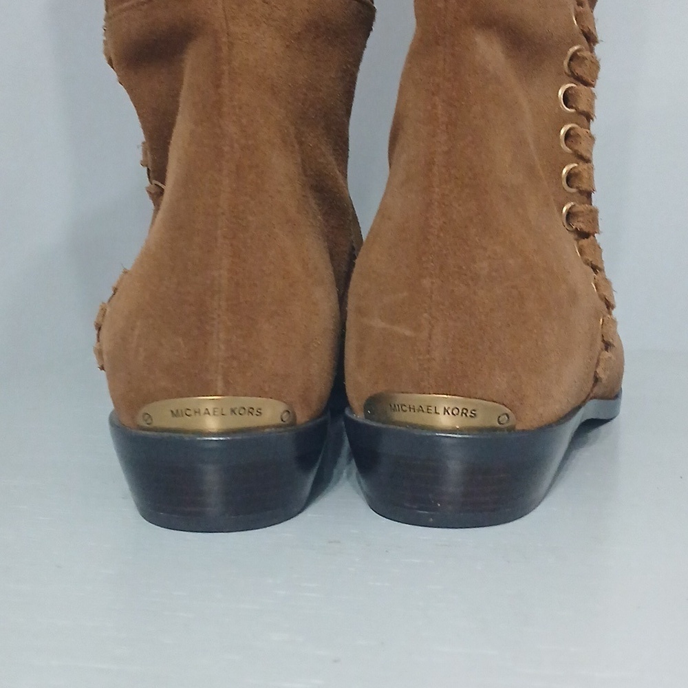 Michael Kors Brown Suede Over-the-Knee Boots, Gentle Used Excellent Conditions - Picture 3 of 6